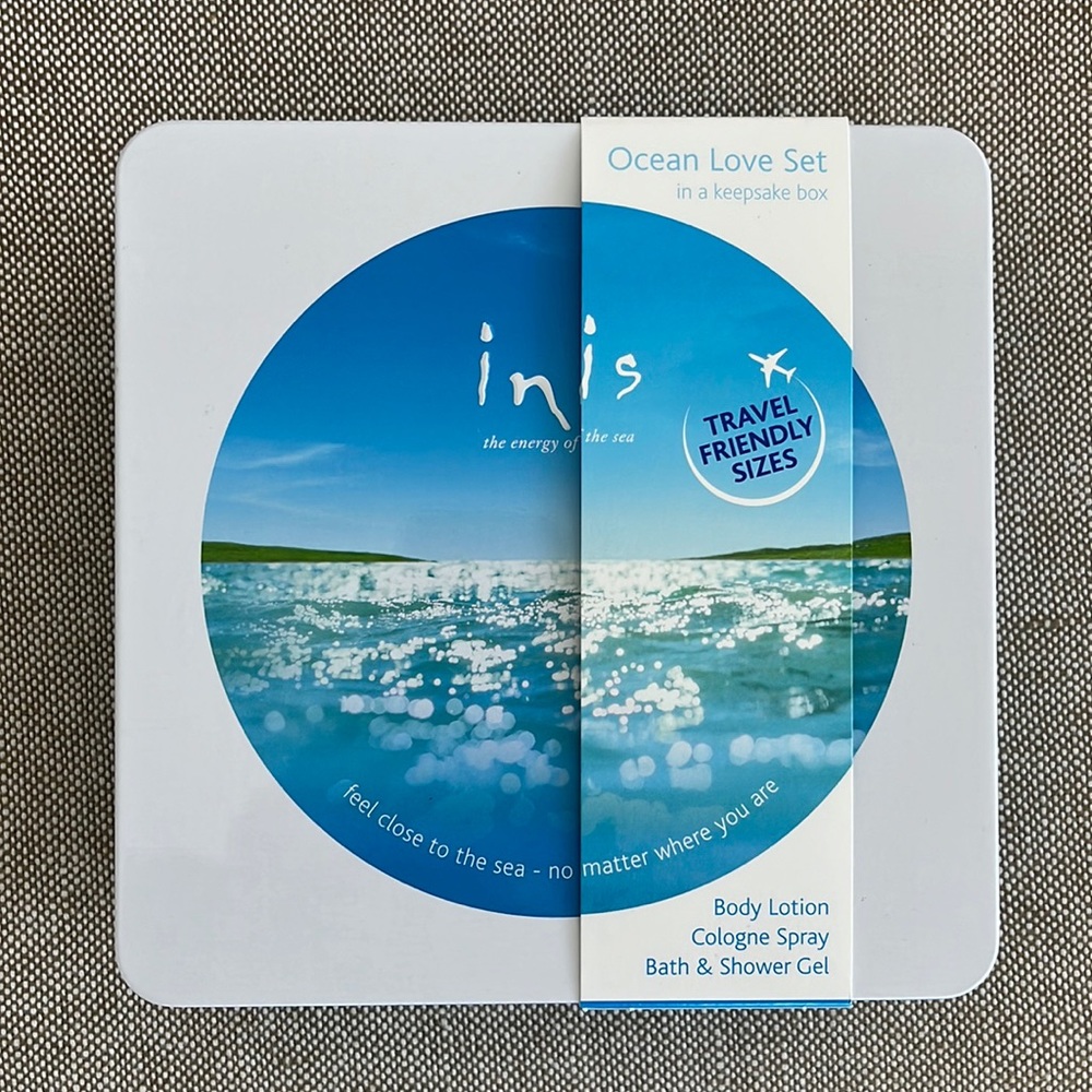 Inis Fragrance Perfume Cologne Ocean Love Set in box NEW unopened